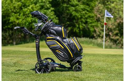 PowaKaddy RTX1 GPS trolley.