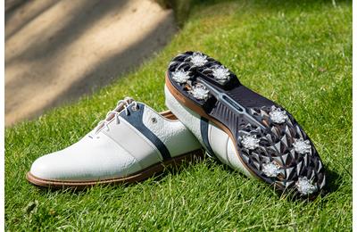 Footjoy Premiere Packard LX Shoes on grass