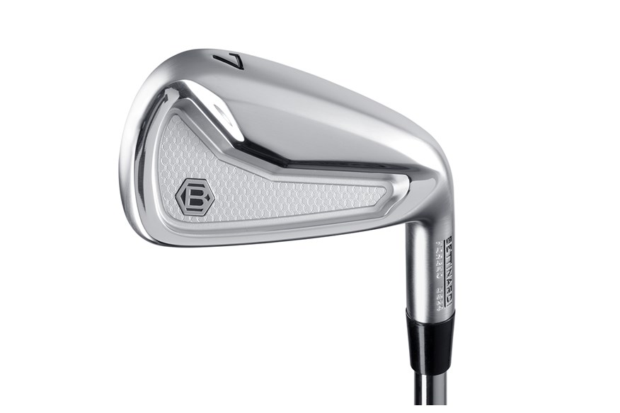 A close up of the CNC Milled cavity back detail of the Bettinardi CB24 iron