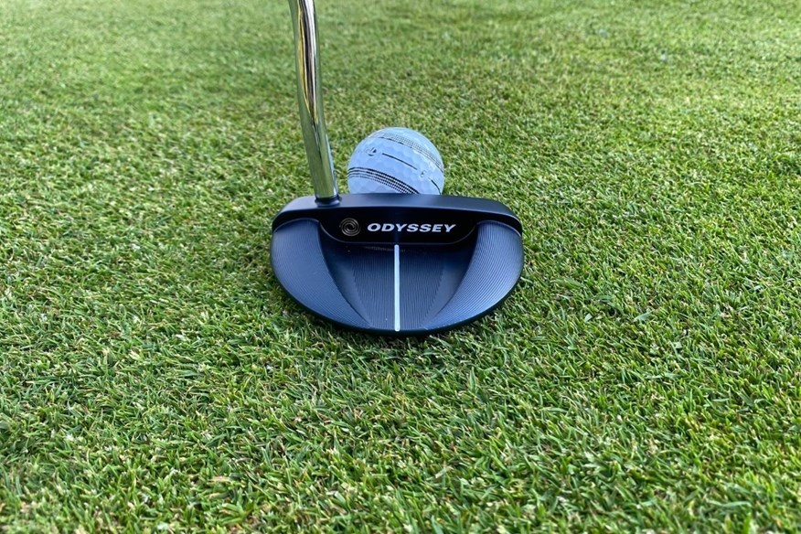 The Odyssey Ai-One Milled Rossie-V T DB putter is great for stability