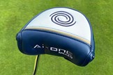 The Odyssey Ai-One Milled Rossie-V T DB putter headcover