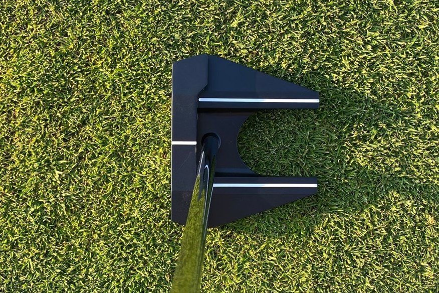 The Odyssey Ai-One Square 2 Square #7 putter has a built-in forward press